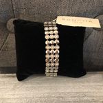 Sonoma Rhinestone Silver Toned Stretch Bracelet Photo 1