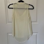 Poetry  Cream Sheer Flowy Tank Top Small Photo 1
