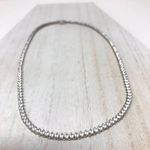 Sterling Silver looks real! , CZ tennis necklace, 24.1g Photo 3