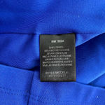 Halston Heritage Sleeveless Ponte Dress in Cobalt Blue Size US 2 Photo 11