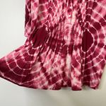 Chico's Tie-Dye Pintuck Peasant Blouse Pleated Button Front 3/4 Sleeve Top Photo 6