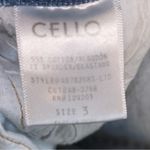 Cello  distressed light wash denim Size 3 Photo 5