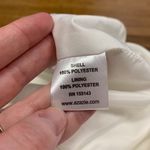 Azazie  Oaklee Wedding Dress Womens‎ WD0 White One Shoulder Sleeveless Gown NWT Photo 6