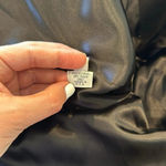 Fleurette Loro Piana 100% Cashmere Long Black Coat Sz 14 Photo 11