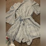 Davi & Dani NWT  medium striped romper Photo 2