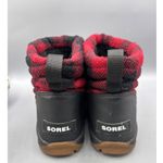 Sorel  Boots Whitney Womens 7  Buffalo Plaid Waterproof Winter  Red Black Photo 2