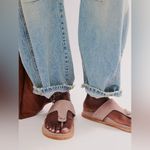 Free People 🆕  | MIKA FOOTBED SANDALS | ORCHID ICE | SIZE: 8.5 Photo 1