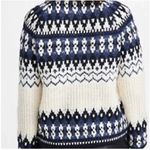 Scotch & Soda Fair Isle Crewneck Sweater Blue size Medium Photo 1