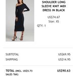 Showpo Black Dress Photo 2