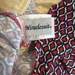 MiracleSuit  Sz 14 Sanibel One Piece Swimsuit Red/White/Blue Slimming Ruched EUC Photo 7