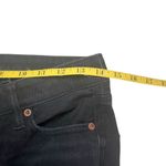 American Eagle  Womens Jeans Size 4 Black Denim Mom Strigid High Rise Distressed Photo 8