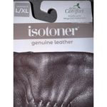 Isotoner Brand New  Women's Size L/XL Brown Genuine Leather Gloves Photo 3