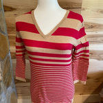 Jones New York Sport striped lightweight sweater Photo 0