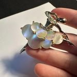 Ballet Dancer Gold Tone Brooch Pin Dancing Photo 2