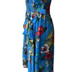 Privy  Smocked High Low Off shoulder Floral Dress Photo 9