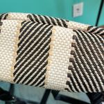 Kensie  brand BLACK/TAN/WHITE WOVEN MATERIAL BACK PACK Photo 6