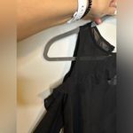 Cold Shoulder Ruffle Blouse Black Sheer Embroidery Elegant Sleeveless Top Photo 1