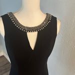 XOXO Black Keyhole Top with Embellished Neckline Photo 7