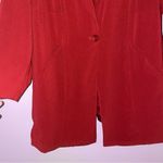 Torrid Blazer Size 2X Red Longline Jacket One Button Collar Photo 3