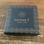 NWT MONET GOLD COMPACT WITH JEWELED BUTTERFLY Photo 9