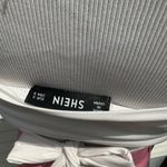 SheIn white tank top tie back Photo 2