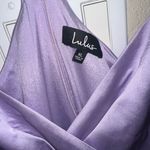 Lulus XL Lavender Purple Satin Maxi Bridesmaid Formal Black Tie Wedding Dress Photo 5