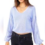 Free People • When it Rains sweater cornflower blue xsmall Photo 0