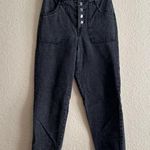 Forever 21 F21 Slouchy Fit black stonewash Button Fly womens jeans Size 25 Photo 0
