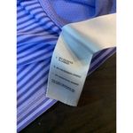 The North Face T Shirt Womens Medium Purple Stripes Outdoorsy Hiking READ Photo 6