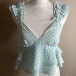 Lush Clothing Lush small ruffle peplum top Photo 2