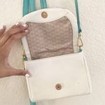 Charming Charlie Turquoise Striped Crossbody Purse Photo 4