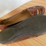 Clarks Collection Size 8.5 Soft Cushion Womens Shoes Flats Slip On Brown Weave Photo 11