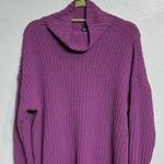 Aerie Purple Chunky Knit Oversized Sweater Sz XS Photo 2
