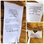 Madewell  Womens Sophia Peasant Top Size XS Antique Gold Blouse Photo 4