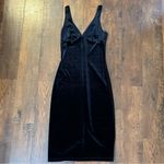 Arden B  black velvet dress, size M Photo 4