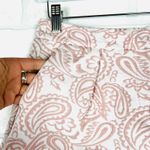 Victoria Beckham Blush Pink Paisley Brocade Shorts - Women's Size 4 Photo 3