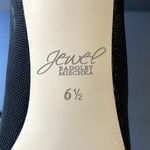 Badgley Mischka Jewel Sock Style Stiletto Booties 6.5 Black Shimmer Photo 8