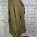 Free People oversize coat low cut collar 1 button close sz S Photo 6