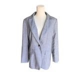 Banana Republic  - NWT Long and Lean Chambray Suit Blazer Sz 10 Photo 2