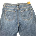 American Eagle  Low Rise Baggy‎ Wide Leg Jeans Women's 16 Short Distressed Photo 7