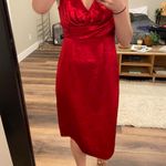 Connected Apparel Vintage y2k Red satin dress 🔥 Photo 2