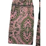 William Rast Pink Paisley Micro-ribbed Laced Long Sleeve Top XL Photo 5