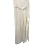 Haute Hippie  100% Silk Asymmetric One Shoulder Draped Wide Leg Jumpsuit Sz 6 Photo 2