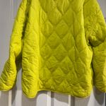BLANK NYC  Front Hoodie Pockets High Collar Long Sleeves neon puffy coat Size S Photo 8