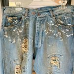 Magnolia Pearl  Calico Minors Distressed Denim Trousers Photo 3