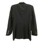 Piazza Sempione Long 4 Button Blazer Jacket Black Size IT 40 Italy Made Pockets Photo 1