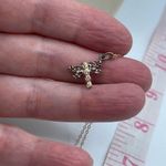 12K rose gold and sterling silver dragonfly necklace Photo 8