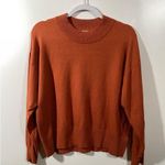 A New Day Orange Sweater with Big Sleeves and Cuffs Size Medium Photo 1