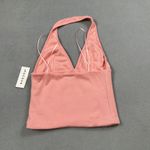 LA Hearts NWT  by Pacsun Halter Top XS Womens Pink Cropped Sleeveless Knit 1980 Photo 1