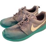 Nike Womens Size 10 Roshe Run Print Iron Blue Grey Ombre Running Sneaker Low Top Photo 0